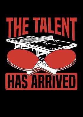 The talent in table tennis