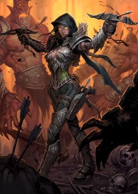 female demon hunter diablo 3 armor