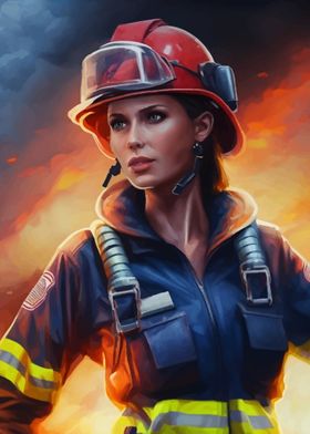 Female Firefighter 2