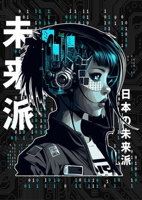 Anime Cyborg Girl