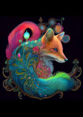 fox digital art