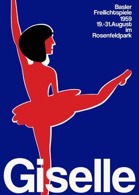 Giselle Ballet Poster