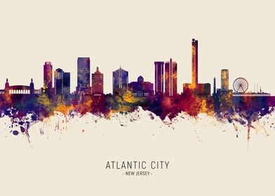 Atlantic City Skyline