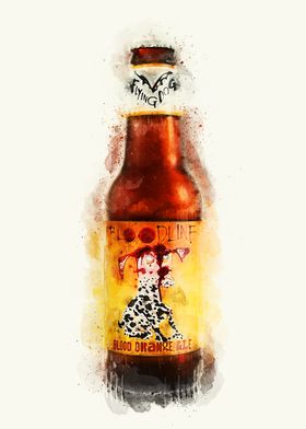 Vintage Beer Watercolor