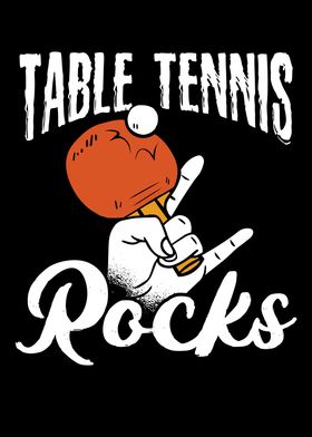 Table tennis rocks