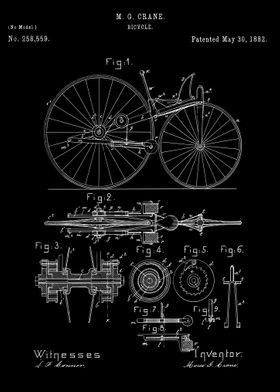 Bicycle patent 1882
