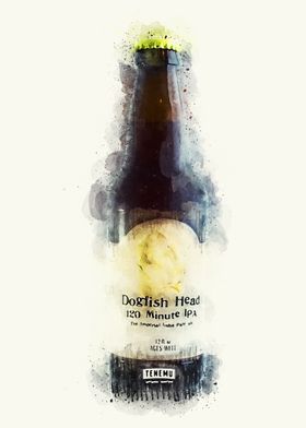 Vintage Beer Watercolor