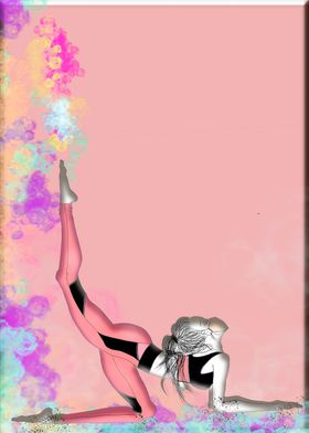 Yoga girl Color