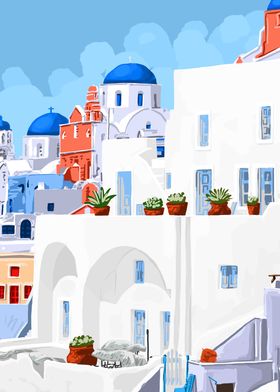 The Santorini Vacay