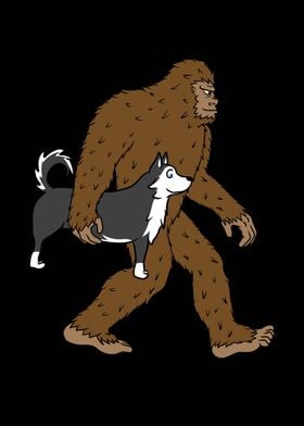 Husky Bigfoot Sasquatch 