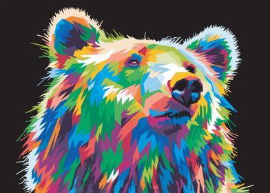 Colorful bear