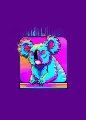 Koala Vaporwave