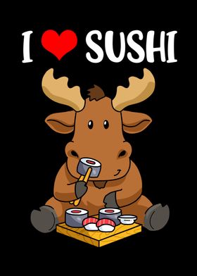 Sushi Gift Women Moose