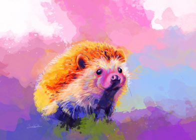 Cute Sweet Hedgehog