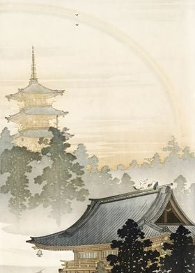 Ukiyo e Pagoda