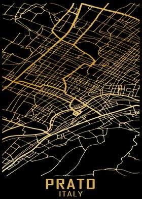 Prato Italy City Map