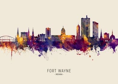 Fort Wayne Skyline Indiana