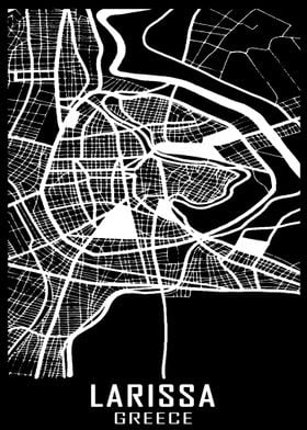 Larissa Greece City Map