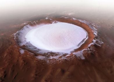 Mars Korolev Crater HD