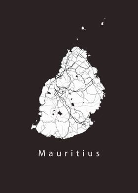 Mauritius Island Map