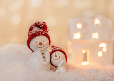 snowmen love