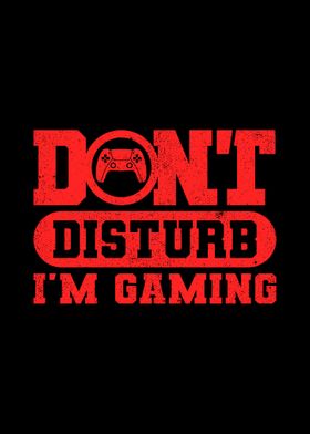 Dont Disturb Im Gaming