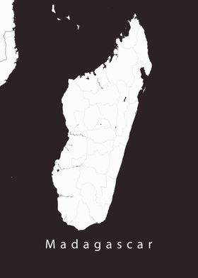 Madagascar Island Map