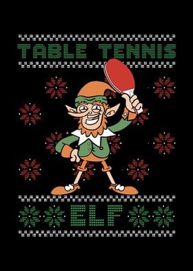 Table tennis elf on christ