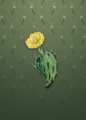 One Spined Opuntia Flower