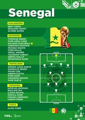 Senegal world cup team