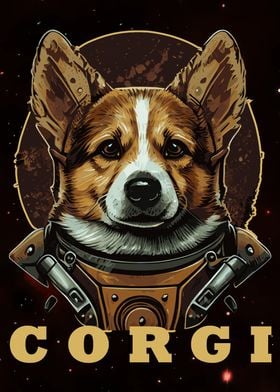 Space Suit Astronaut Corgi