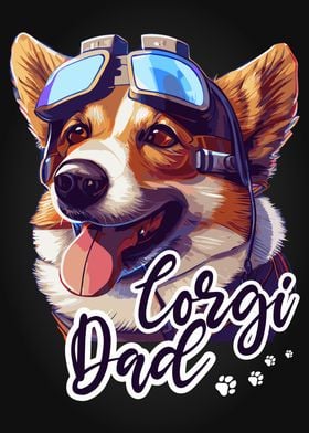 Corgi Dad Funny Dog Dad