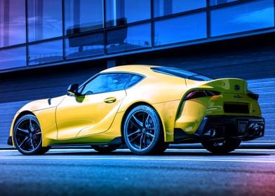 Toyota Supra Yellow