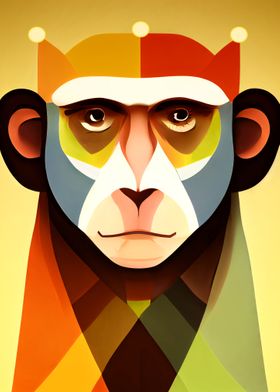 Monkey king portrait