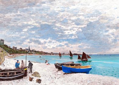 Beach with Boatmen