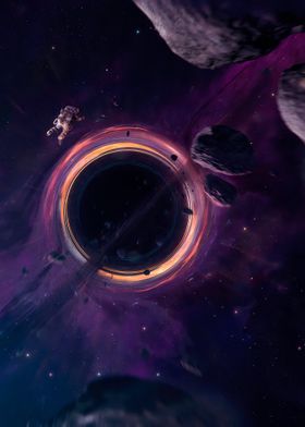 Into Black Hole Galaxy