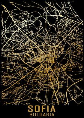 Sofia Bulgaria City Map