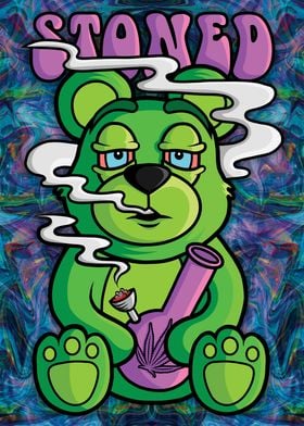 Stoned Weed Bear