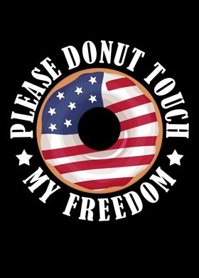 Donut 4th Of July Freedom