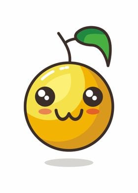 Emoticon Orange Cute Art