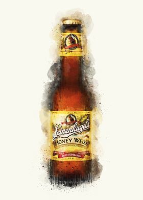 Vintage Beer Watercolor