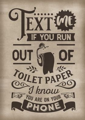 Funny Toilet Paper Phone