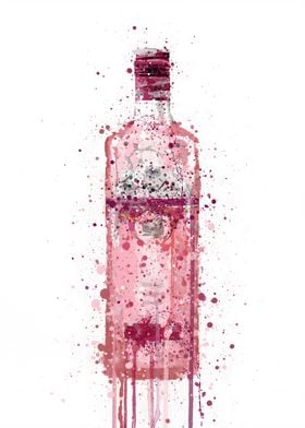 Gin Bottle Hard Candy