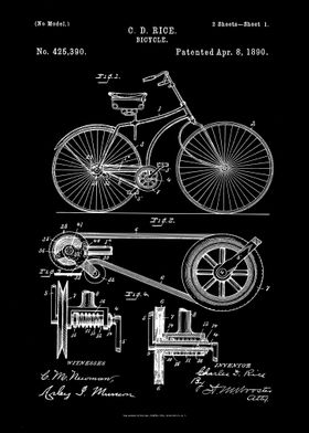 Bicycle patent Rice