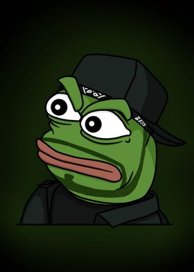 Pepega Funny Stream Emote' Poster by Husti, Displate in 2023