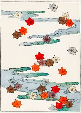 Ukiyo e Autum Leaf