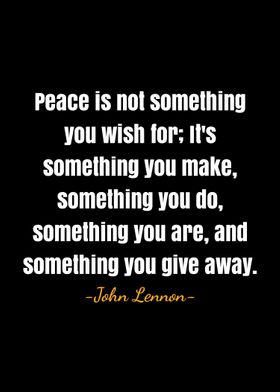 John Lennon quote 