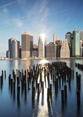 Skyline from Brooklyn NYC