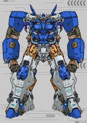 Man Mecha Robot