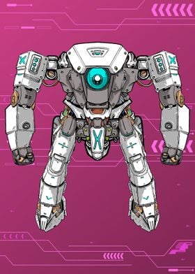 Man Mecha Robot